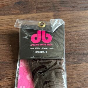 18” Donna Bella Hair Brown Remy Human Hair Extension